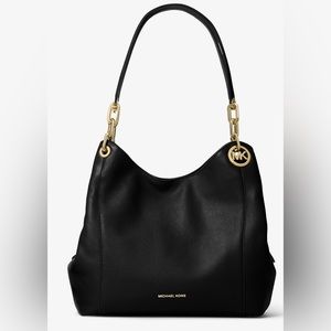 Michael Kors Fulton Large Pebbled Leather Shoulde… - image 1